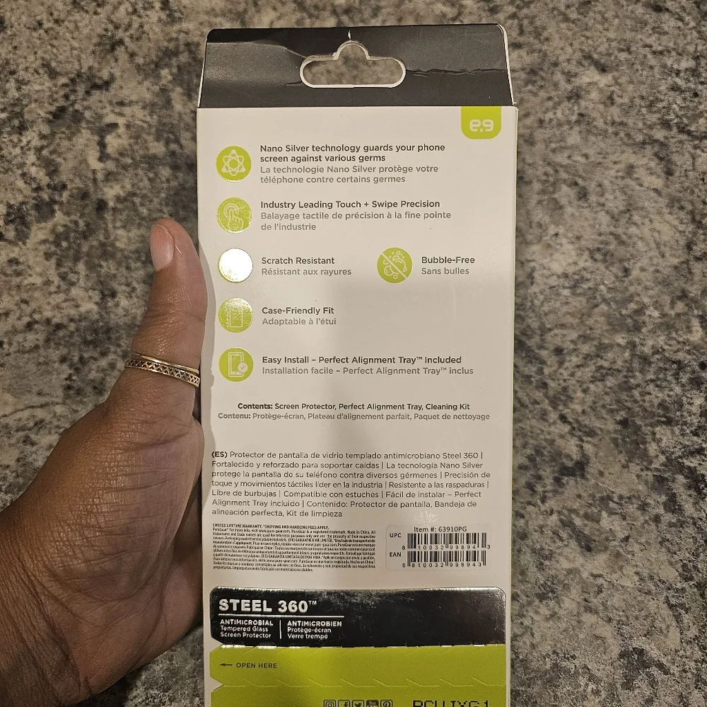 PureGear Steel 360 Tempered Glass for Samsung Galaxy (S22+) - Clear
